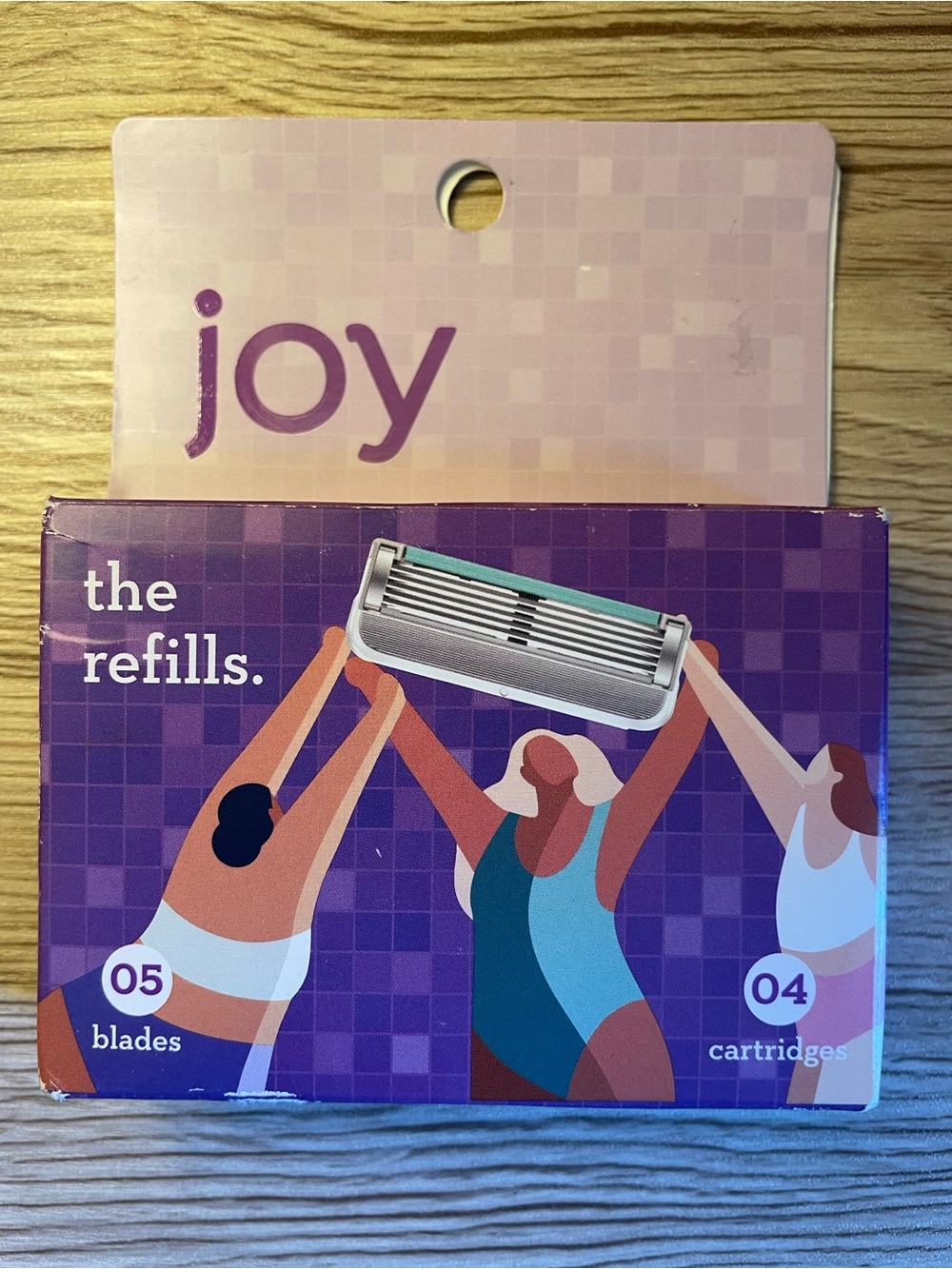 Joy replacement 5 blades 4 Cartridges New